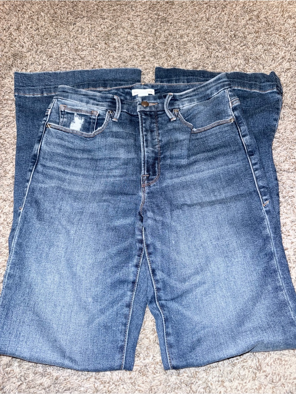 Good American Good Flare Jeans Size 10/30